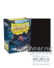 Standard Sleeves - Black Matte - 100CT - Dragon Shield